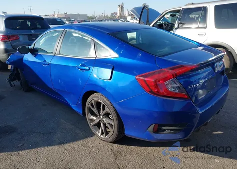 2020 Honda Civic Sport из США, поврежденный, VIN 2HGFC2F80LH600528